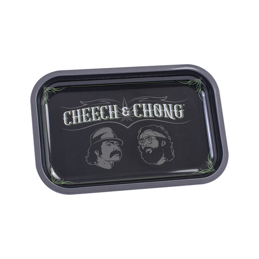 Small Cheech & Chong Rolling Tray - Pinstripes