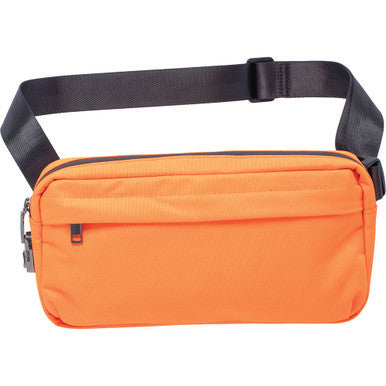 11.5In X 5.5In X 2In Smellproof Sling Bag - Neon Orange