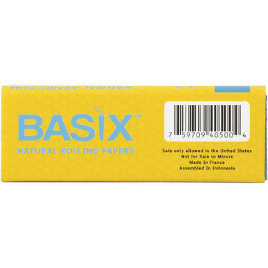 25 Ct. Basix Natural Rolling Paper 1.25"