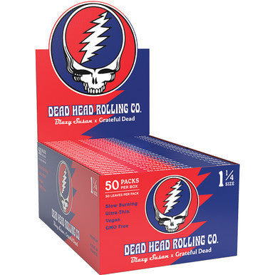 50 Ct. 1.25" Grateful Dead x Blazy Susan Rolling Papers