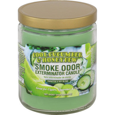 12ct. Cool Cucumber & Honeydew Smoke Odor Candles 13oz