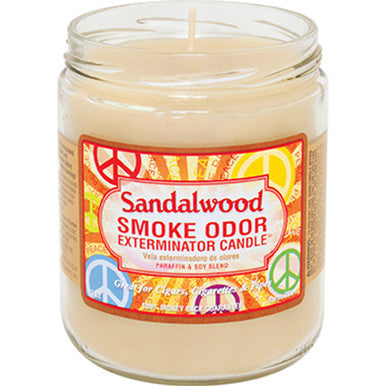 12ct. Sandalwood Smoke Odor Candles 13oz.