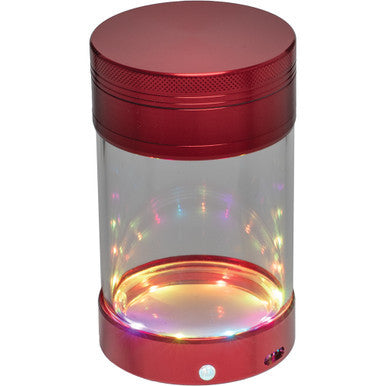 6Count Led Acrylic Storage Jar And Grinder