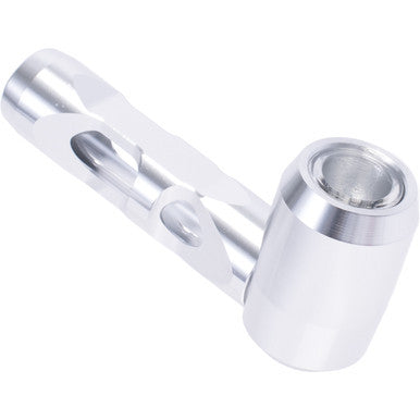 Silver Aluminium Glass Pipe Gift Box