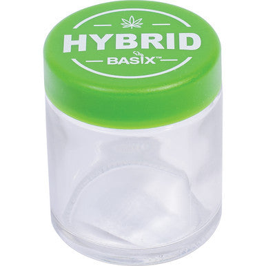 12Ct. 90Ml Medium Strain Type Child Resistant Jar - Basix