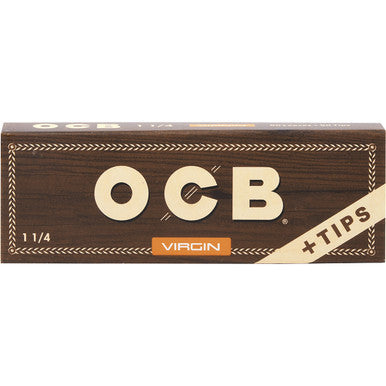24 Ct. Ocb Virgin Unbleached W/ Tips 1.25"
