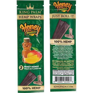 15 Ct. King Palm Wraps - Honey Mango - 2pk