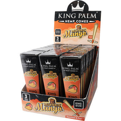 30 Ct. 3pk King Palm King Size Cones - Money Mango (POP)