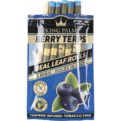 15 Ct. 5pk. King Palm Mini Rolls - Berry Terps