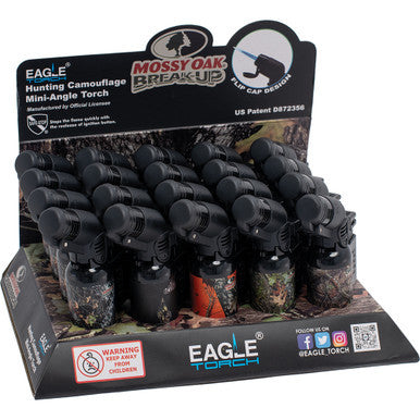 20Ct. Mossy Oak Mini-Angle Torch Flame Lighter