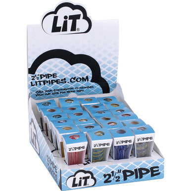 24ct. 2.5in Hand Pipes - LIT