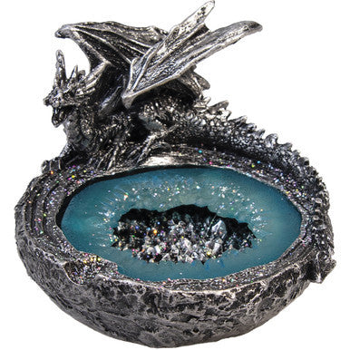 Silver Glitering Dragon Ashtray