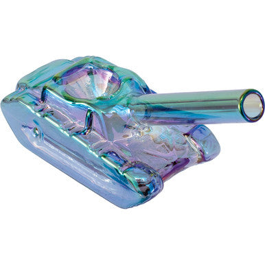 4" War Tank Hand Pipe - Green