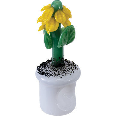 4.5" Garden Plant Hand Pipe - Yellow