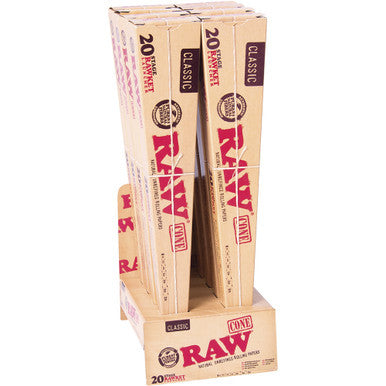 8 Ct. 20pc Raw Cone Stage Rawket Launcher