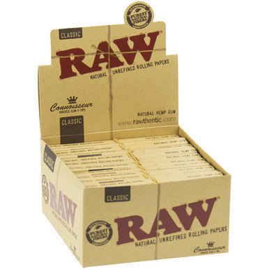 24 Ct. Raw Connoisseur King Slim With Tips