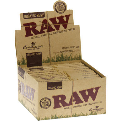 24 Ct. Raw Organic Connoisseur K/s With Tips