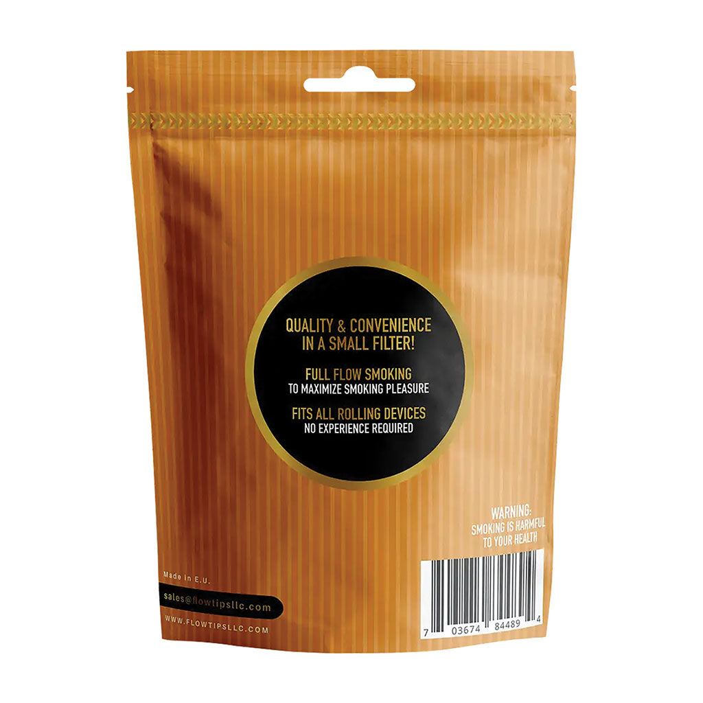 10ct FlowTips Mango Terpene Shaped 6mm Filter Tips (25ct/Bag