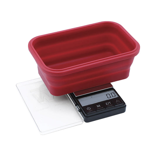 1000g x 0.1g Black/Red Bowl Truweigh Crimson Scale
