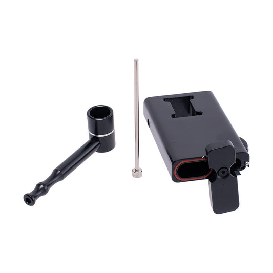 Black Aluminum Dugout with Pipe