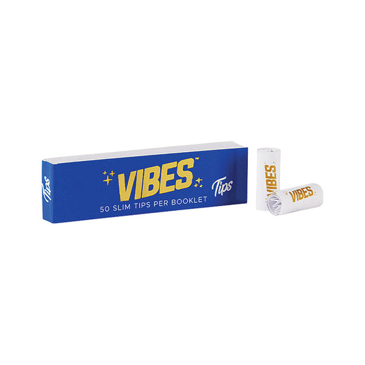 50ct Vibes Slim Tips White