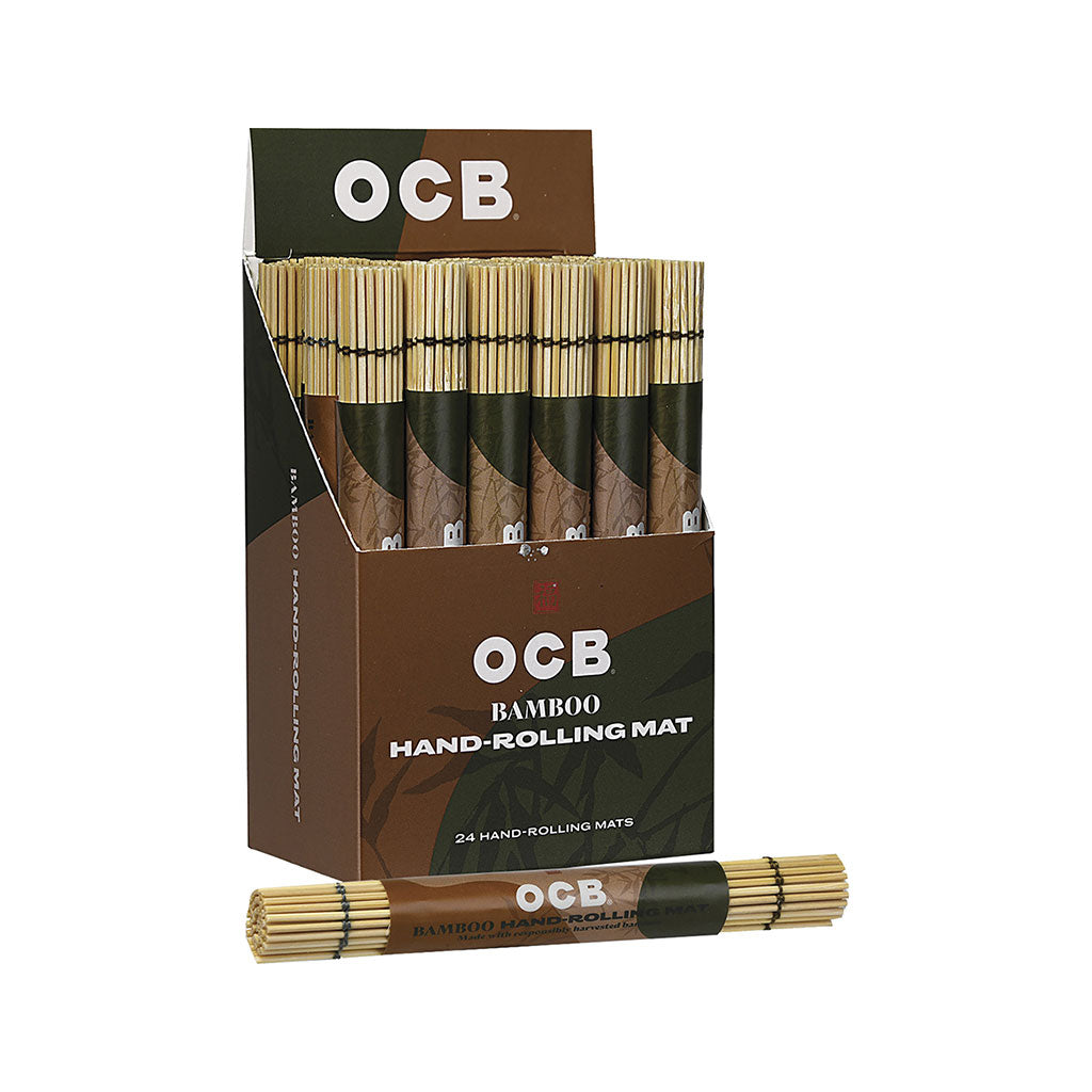 24ct. OCB Hand Rolling Bamboo Mat