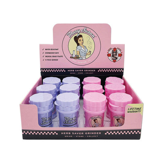 12ct Mini Blazy Susan x Herb Saver Grinder Display
