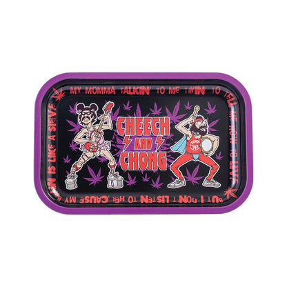 Small Cheech & Chong Rolling Tray - Ear Ache