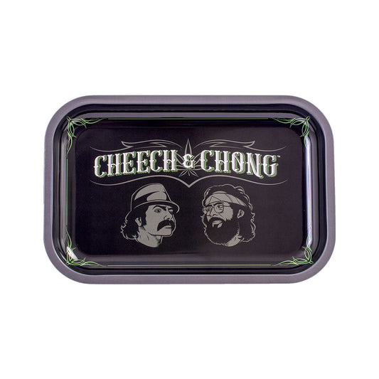 Small Cheech & Chong Rolling Tray - Pinstripes