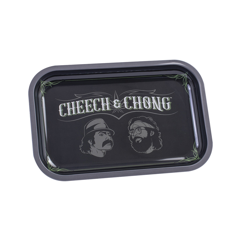 Small Cheech & Chong Rolling Tray - Pinstripes