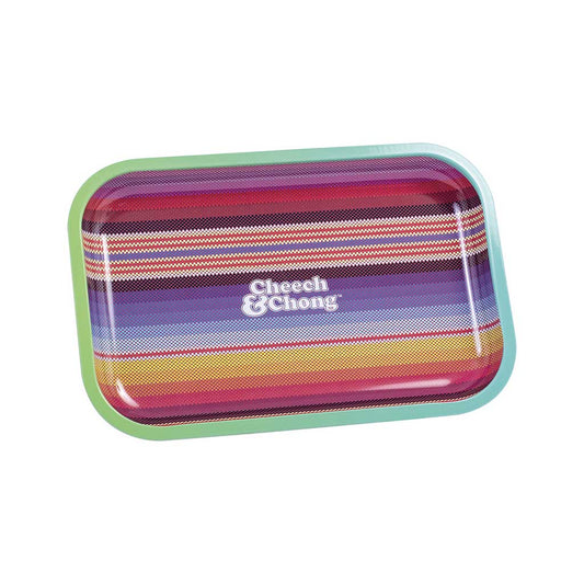 Small Cheech & Chong Rolling Tray - Serape