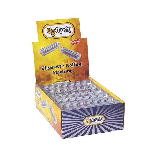 12ct. Cig- Mach 100mm Rolling Machine W/ Silicone Liner
