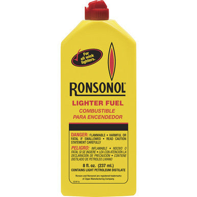 8oz. Ronsonol Lighter Fluid (24pc to case)