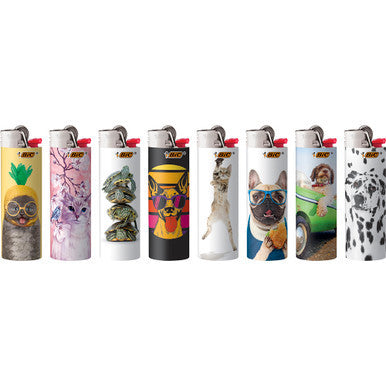 50Ct. Bic Limited Series Animal Lover Lighters