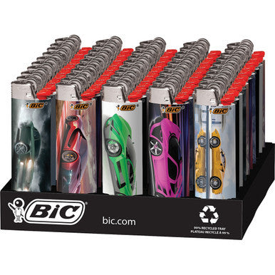 50Ct. Bic Limited Series Super Car Lighters