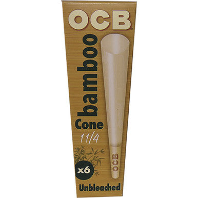 32 Ct. OCB Bamboo Cone 1.25"- 6pk