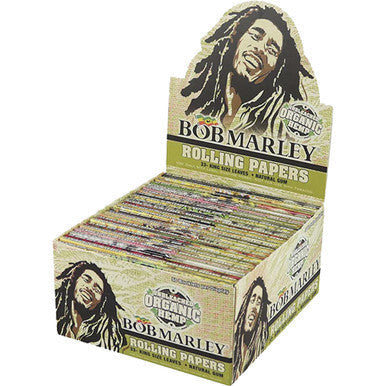 50 Ct. King Size Bob Marley Organic Rolling Paper