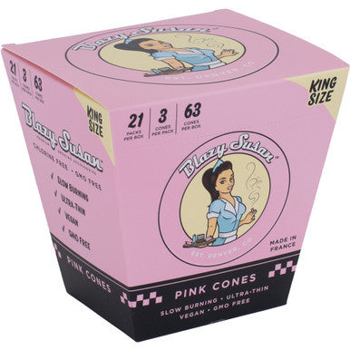 21 Ct. 3pk. Blazy Susan Pre-Rolled Cones King Size