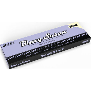 12 Ct. 20pk Purple Cones 98mm Blazy Susan