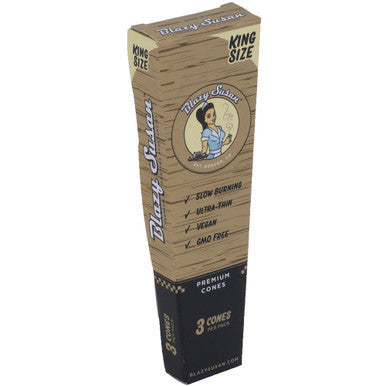 21 Ct. 3pk. Blazy Susan Unbleached Cones King Size