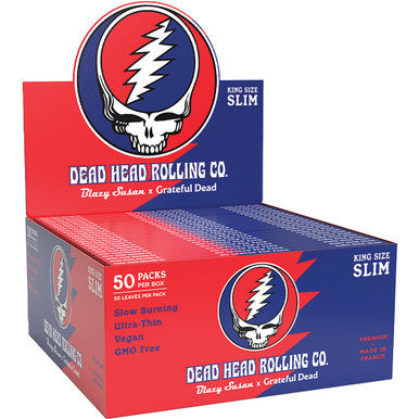 50 Ct. King Slim Grateful Dead x Blazy Susan Rolling Papers