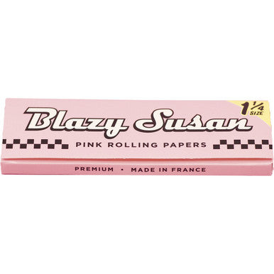 50 Ct. Blazy Susan Pink Rolling Papers 1.25".