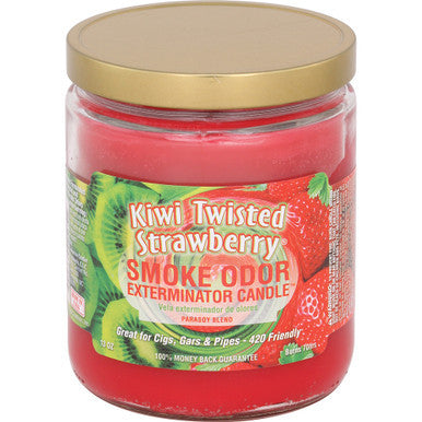 12ct. Kiwi Tiwsted Strawberries Smoke Odor Candles 13oz.