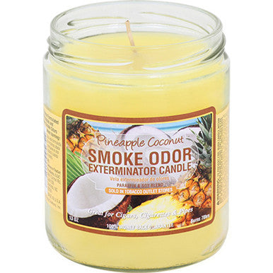 12ct. Pineapple Coconut Smoke Odor Candles 13oz.