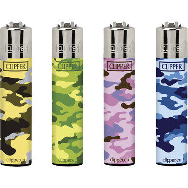 48Ct. Camo Clipper Lighters