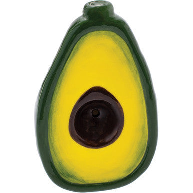 3.5" Avocado Ceramic Pipe - Wacky Bowlz