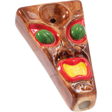 3.5in Tiki Ceramic Pipe - Wacky Bowlz