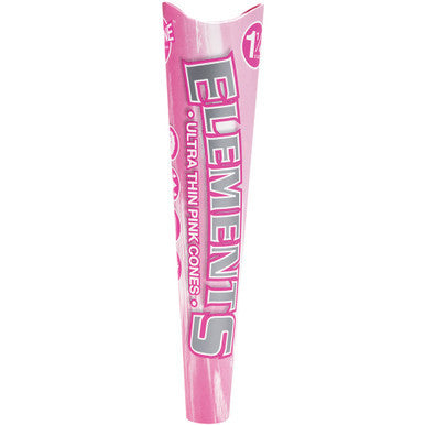 32 Ct. 6pk Elements Pre-Roll Cone 1.25" - Pink