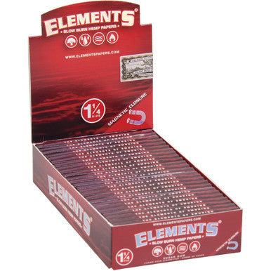25 Ct. Elements  1-1/4 Size Papers W/ Magnetic Closure.