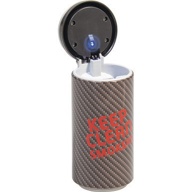 12ct. Asst. Color Can Shape Ashtray W/ Led Light